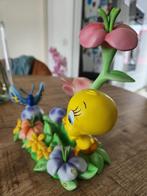 Looney Tunes Tweety Foto Houder Beeld, Verzamelen, Verzenden, Looney Tunes, Gebruikt, Beeldje of Figuurtje