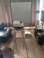 Dia projectie set. Scherm/projector/projector tafeltje #1, Ophalen of Verzenden, Gebruikt, Met scherm