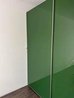 Ikea PAX Schuifdeuren Glossy Groen (2 stuks) 200x236 cm, 200 cm of meer, 150 tot 200 cm, Ophalen of Verzenden, Zo goed als nieuw