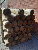 Geimpregneerd gefreesde tuinhout palen 350 cm lang 18 cm dik, Ophalen, Nieuw, 250 cm of meer, Palen