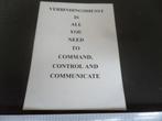 sticker Leger Landmacht AB077 Verbindingsdienst *, Ophalen, Zo goed als nieuw