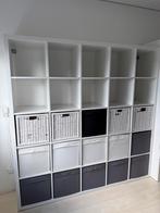 Kallax wandmeubel wit 5x5, Huis en Inrichting, Kasten | Wandmeubels, Ophalen, Gebruikt, 150 tot 200 cm, 150 tot 200 cm