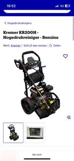 Kremer KR200H Benzine Hogedrukreiniger, Tuin en Terras, Hogedrukreinigers, Ophalen of Verzenden, Gebruikt, Benzine, Met regelbare waterdruk