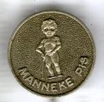 Manneke PIS grijs op zilverkleurig speldje ( U_082a ), Verzamelen, Speldjes, Pins en Buttons, Verzenden, Nieuw, Figuurtje, Speldje of Pin
