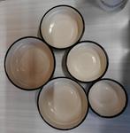 Emaille schalen set, Ophalen of Verzenden, Zo goed als nieuw