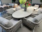 Nieuw Myko dining set / tuinset 6 stoelen eettafel tuintafel, Tuin en Terras, Ophalen of Verzenden, Nieuw, Rechthoekig, Aluminium