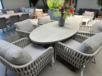 Nieuw Myko dining set / tuinset 6 stoelen eettafel tuintafel beschikbaar voor biedingen