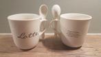 Riviera Maison Classic Caffe Latte mokken, Ophalen of Verzenden, Zo goed als nieuw, Glas, Overige stijlen