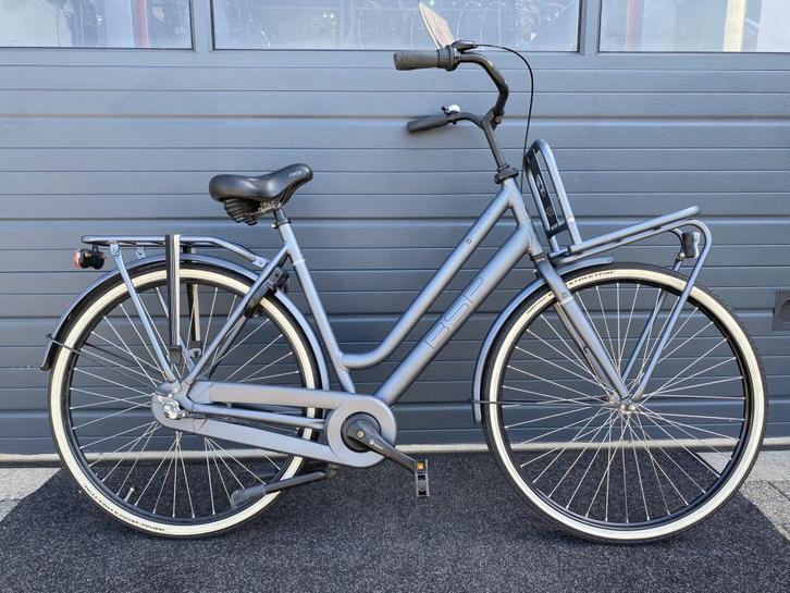 BSP D 53 cm mat blauw 3vers, Fietsen en Brommers, Fietsen | Dames | Damesfietsen, Gebruikt, Overige merken, Versnellingen, 50 tot 53 cm