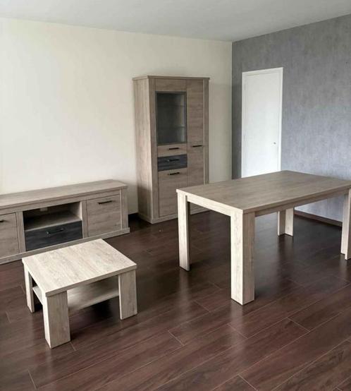 Woonkamer Meubelset – 4 Stuks-Zo Goed Als Nieuw– Licht Eiken, Huis en Inrichting, Complete inboedels, Ophalen