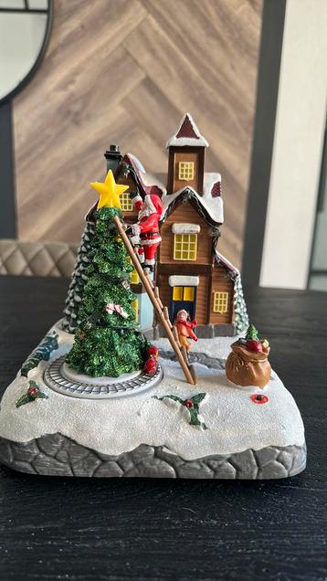 Kerst dorp item beschikbaar voor biedingen