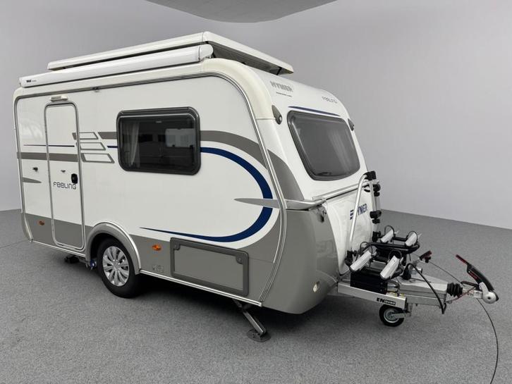 Eriba Feeling 230 Mover Voortent Cassetteluifel, Caravans en Kamperen, Caravans, Bedrijf, tot en met 2, Overige, Eriba, 2 aparte bedden