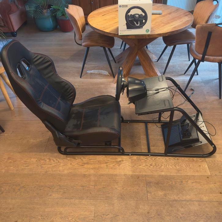 Xbox Race Stuur met Stoel, Spelcomputers en Games, Spelcomputers | Overige, Zo goed als nieuw, Ophalen