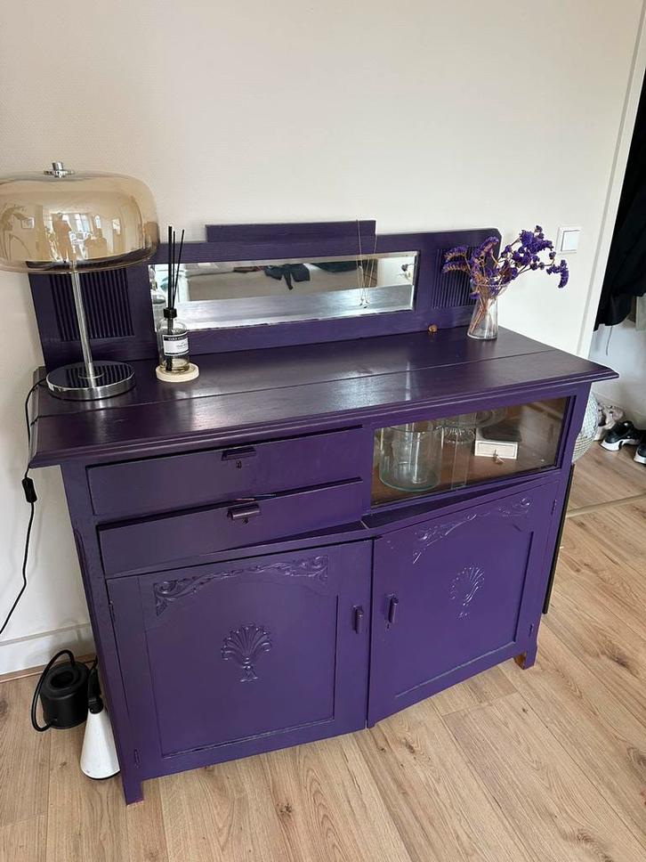 Grote houten kast / dressoir, Huis en Inrichting, Kasten | Dressoirs, Zo goed als nieuw, 100 tot 150 cm, 50 tot 75 cm, Ophalen