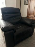 Lederen 2,5 Zits Bank & Fauteuil Set, Ophalen, Gebruikt, 150 tot 200 cm, Tweepersoons