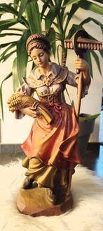 Hout heilige beeld Sint Notburga, Antiek en Kunst, Antiek | Religie, Ophalen of Verzenden