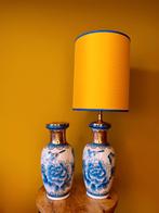 Blauwe vaaslampen, Ophalen of Verzenden, Nieuw, Stof, Minder dan 50 cm