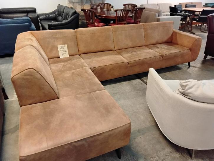 Xooon Hoekbank 325 x 220cm, voor 295=. Microvezel, Huis en Inrichting, Banken | Bankstellen, Zo goed als nieuw, Vierpersoons of meer