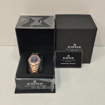 Edox Les Bémonts 57004-37R-BUIR Dameshorloge 30mm Nieuw beschikbaar voor biedingen