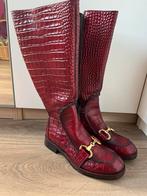 JP David made in Italy horsebit croco boots mt.38 Wow!, Kleding | Dames, Hoge laarzen, JP David, Verzenden, Nieuw