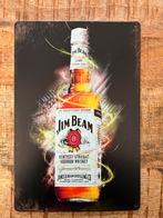 Jim Beam Whisky metalen bord, Ophalen of Verzenden, Nieuw