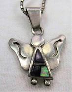 Hanger engel 925 zilver met abalone (7941), Ophalen, Zo goed als nieuw, Zilver, Zilver