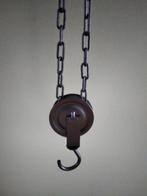 zwart metalen katrol [doorsnee 6 cm.], Ophalen of Verzenden, Zo goed als nieuw