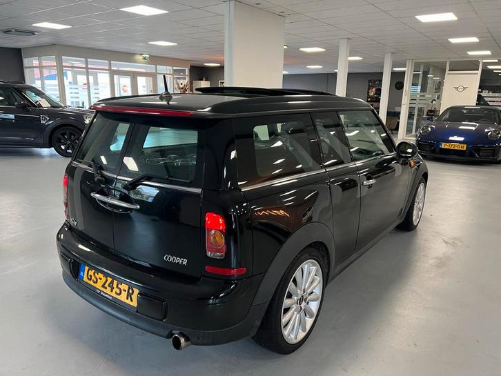 Mini Clubman 1.6 16V Cooper 2009 Zwart, recent Grote beurt, Auto's, Mini, Clubman, ABS, Airconditioning, Elektrische achterklep