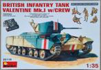 MiniArt 1:35 35116 WWII British Infantry Tank Valentine Mk.I, Overige merken, Tank, 1:32 tot 1:50, Nieuw