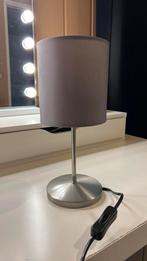 Nachtlamp ikea grijs en zilver, Ophalen, Gebruikt, Metaal, Minder dan 50 cm