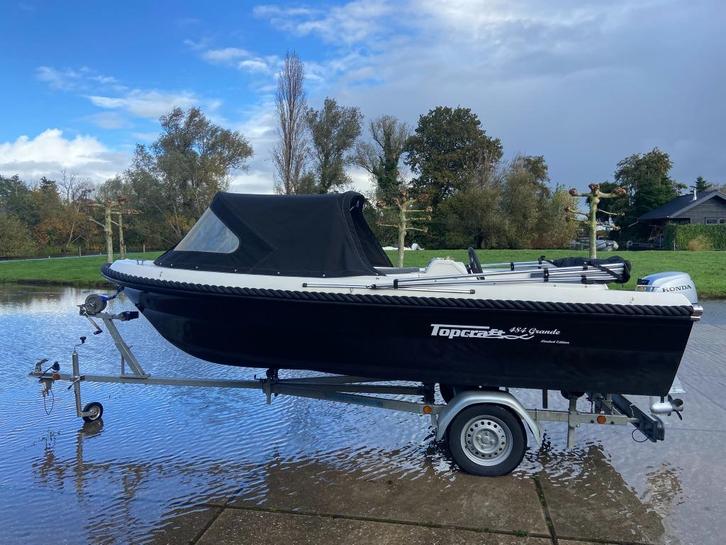 sloep, Watersport en Boten, Sloepen, Gebruikt, Tot 10 pk, 3 tot 6 meter, Buitenboordmotor, Benzine, Polyester, Ophalen