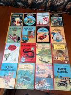 16 oude kuifje albums met linnen rug, Boeken, Meerdere stripboeken, Ophalen of Verzenden, Gelezen