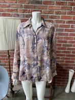 Vintage blouse maat 46 XL, Douwenmaat 8-3 Meppel, Esmay, Info@again.nu, Paars