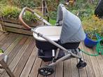 Uppababy Vista Jordan grijs, met alle adapters, Kinderen en Baby's, Kinderwagens en Combinaties, Verstelbare duwstang, Zo goed als nieuw
