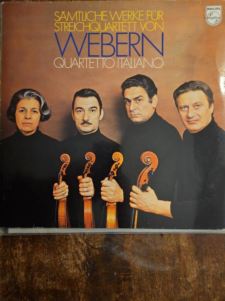 Webern - Sämtliche Werke für Streichquartett - Quartetto Ita, Cd's en Dvd's, Vinyl | Klassiek, Gebruikt, Modernisme tot heden