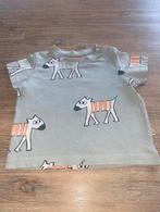 Grijs/groen T-shirt hondjes maat 74 Hema, Kinderen en Baby's, Babykleding | Maat 74, Shirtje of Longsleeve, Ophalen of Verzenden