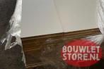 Spaanplaat wit gelamineerd meubelpaneel 18 mm, Nieuw, Ophalen of Verzenden, Minder dan 20 mm, Hout