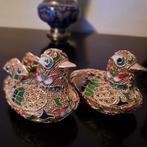 Cloisonné Filigraan Eenden Set in Doos, Ophalen of Verzenden