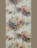 13957 Bloemen behang aquarel roze blauw retro swiet  Behang, Verzenden, Roze