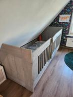 Handgemaakte massief houten bed geschikt voor schuin dak, Huis en Inrichting, Ophalen, 90 cm, Eenpersoons, Zo goed als nieuw