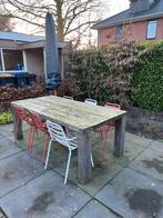 Houten tuintafel 100x200cm, Ophalen, Gebruikt, Rechthoekig, Hout