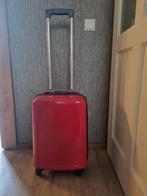 Handbagage koffer - rood 55x20x35 cm, Sieraden, Tassen en Uiterlijk, Koffers, Nieuw, 35 tot 45 cm, Hard kunststof, Slot