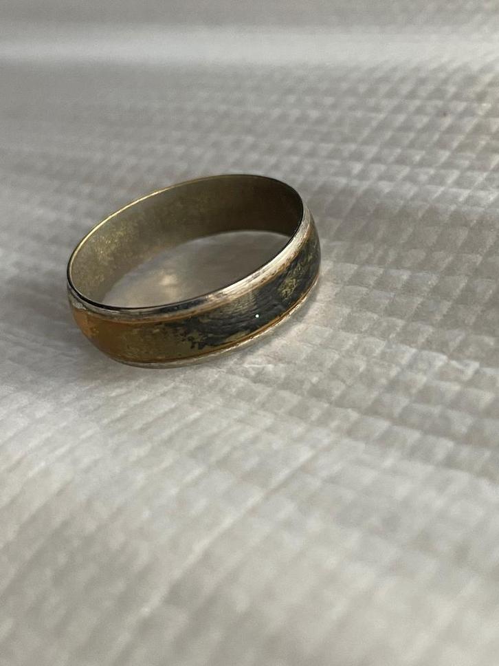 Mood ring veranderd heel bijzonder bij warmet / hitte 19 mm, Sieraden, Tassen en Uiterlijk, Ringen, Gebruikt, Dame, 17 tot 18