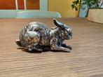 Echt zilveren HAAS/KONIJN miniatuur., Ophalen of Verzenden, Zilver