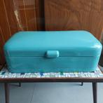 Vintage Brocante Broodtrommel Emaille, Antiek en Kunst, Antiek | Emaille, Ophalen