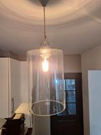 Hanglamp van glas, Huis en Inrichting, Lampen | Hanglampen, Minder dan 50 cm, Glas, Zo goed als nieuw, Ophalen