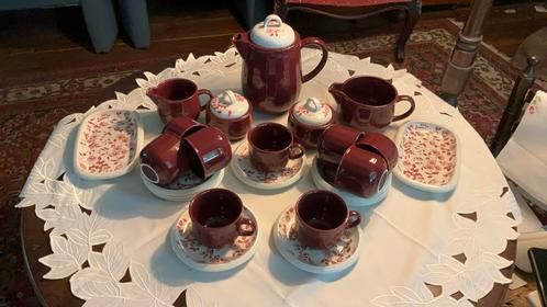 Enoch Wedgwood tunstall , noisette, thee of koffie servies, Antiek en Kunst, Antiek | Servies compleet, Ophalen of Verzenden