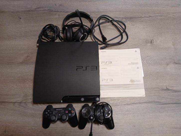 PlayStation 3, Spelcomputers en Games, Spelcomputers | Sony PlayStation 3, Gebruikt, Slim, 320 GB, Met 1 controller, Met games