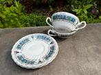 2 Myott Rialto Soepkommen met Schotels Vintage Porselein Set, Ophalen of Verzenden