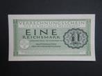 1 Reichsmark 1944 Duitsland Wehrmacht Legergeld WW2 UNC (01), Postzegels en Munten, Bankbiljetten | Europa | Niet-Eurobiljetten